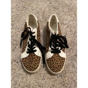 Leopard Print Forever 21 Sneakers - Size 8
